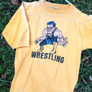 70's Vintage Wrestling T-shirt !